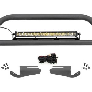 Nudge Bar | 20 Inch Chrome Single Row LED | OE Modular Steel | Ford Bronco (21-24)