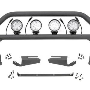 Nudge Bar | 4 Inch Round Led (x4) | OE Modular Steel | Ford Bronco 4WD (21-24)