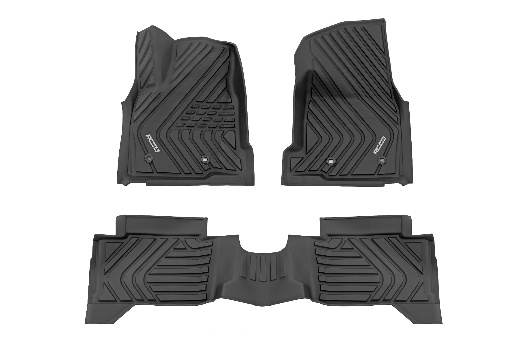 Flex Fit Floor Mats | Front & Rear | Crew | Toyota Tacoma 2WD/4WD (2024)