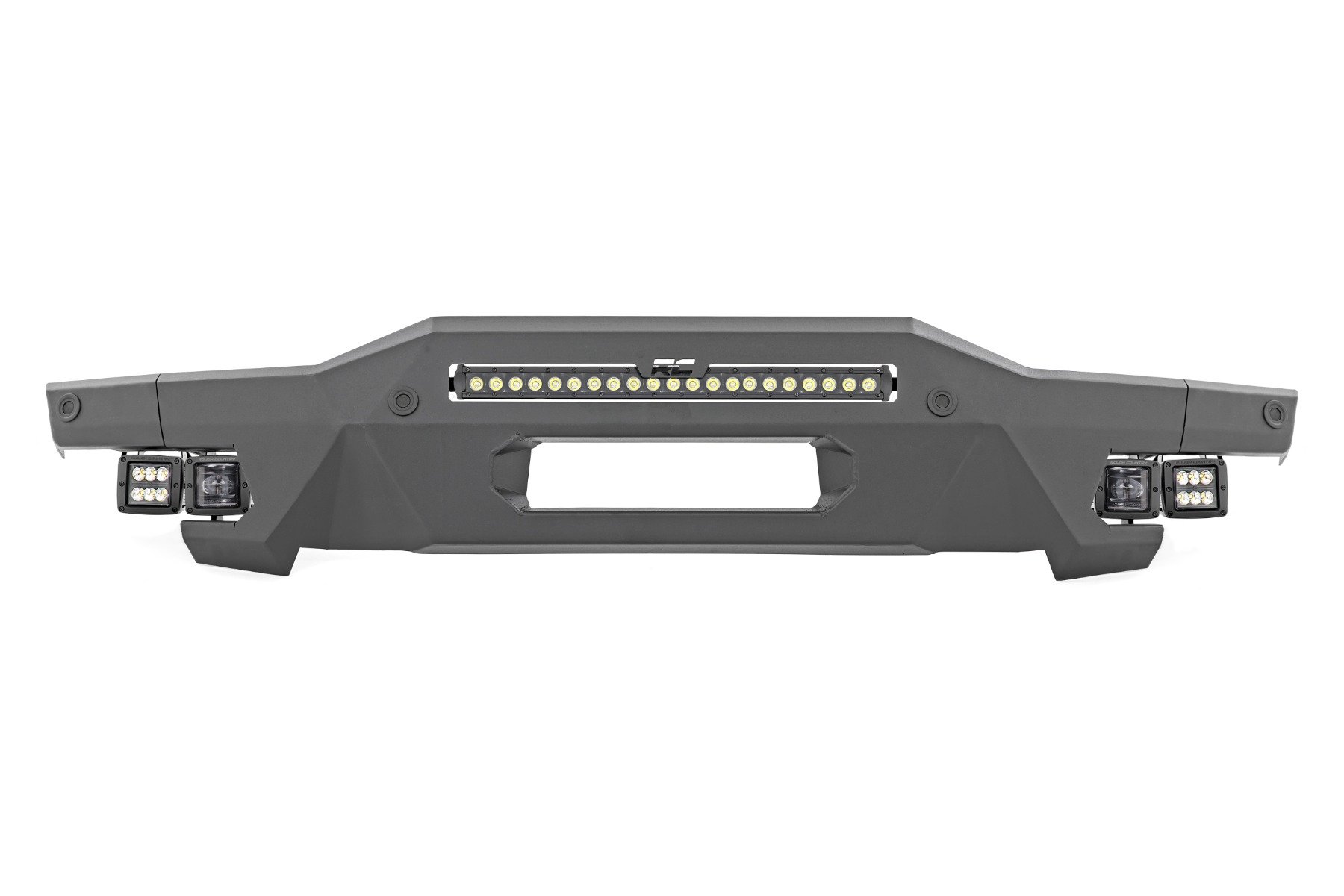 Front Bumper | Modular | Stubby Wings | Flood | Fog | Ford Bronco 4WD (21-24)