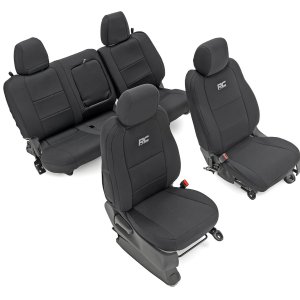 Seat Covers | FR & RR | Crew Cab | Nissan Frontier 2WD/4WD (2022-2024)