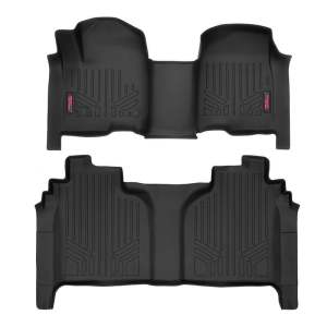 Floor Mats | FR & RR | OV Hump | Crew | Chevy/GMC 1500/2500HD/3500HD (19-25 & Classic)