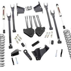 8 Inch Lift Kit | 4 Link | RR Blocks | V2 | Ford F-250/F-350 Super Duty (05-07)