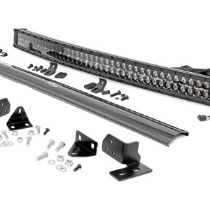 LED Light | Bumper Mount | 40" Black Dual Row | White DRL | Ford F-250 Super Duty (11-16)