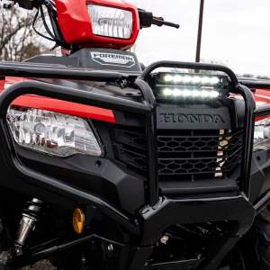 LED Light Kit | Bumper Mount | 6" Black Slimline Pair | Honda Foreman 500