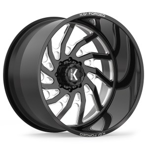 BOUNTY 20X14 5X139.7 ET -76 CB 78.1 Gloss Black Milled