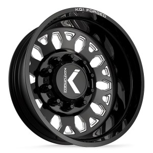 HONOR-D 24X8.25 10X285 ET 145/167 CB 220.2 GLOSS BLACK MILLE