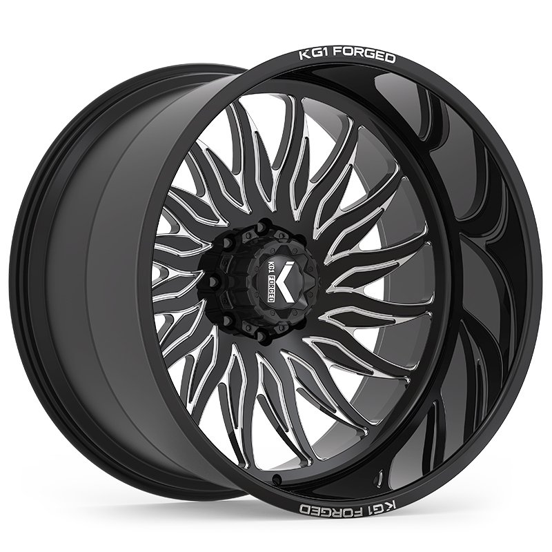 PHOENIX 22X14 8X170 ET -76 CB 125.1 Gloss Black Milled