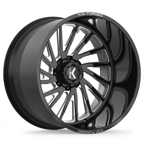 VILE 20X14 8X180 ET -76 CB 124.3 Gloss Black Milled