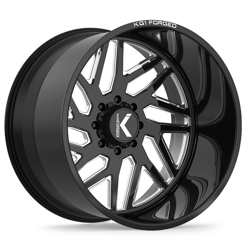 YAZ-N 28X14 6X139.7 ET -76 CB 78.1 Gloss Black Milled