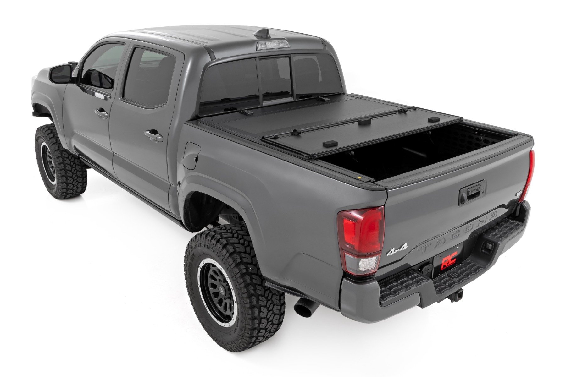 Hard Tri-Fold Flip Up Bed Cover | 6' Bed | Toyota Tacoma 2WD/4WD (2016-2023) - Image 4