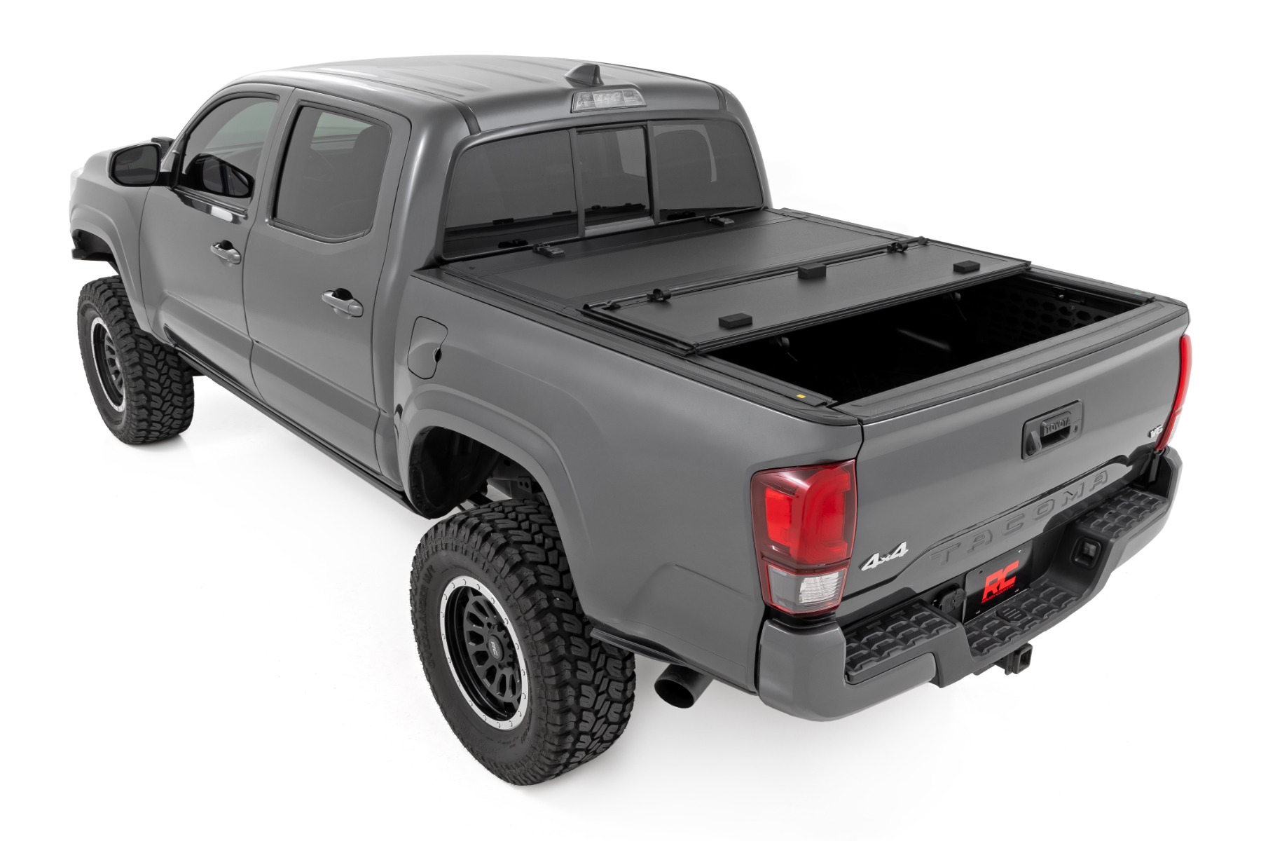 Hard Tri-Fold Flip Up Bed Cover | 5' Bed | Toyota Tacoma 2WD/4WD (2016-2023) - Image 4