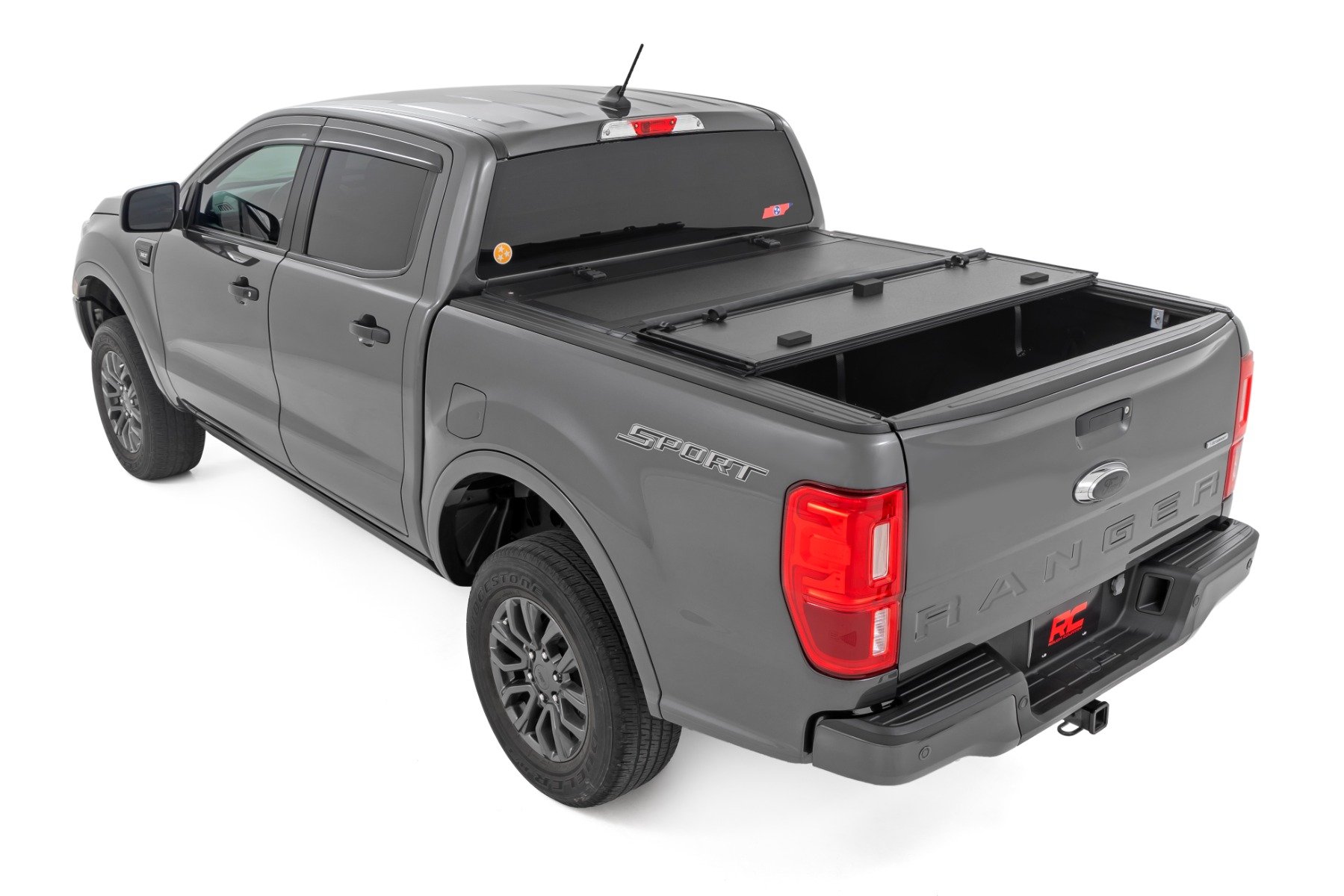 Hard Tri-Fold Flip Up Bed Cover | 6' Bed | Ford Ranger 2WD/4WD (2019-2023) - Image 4