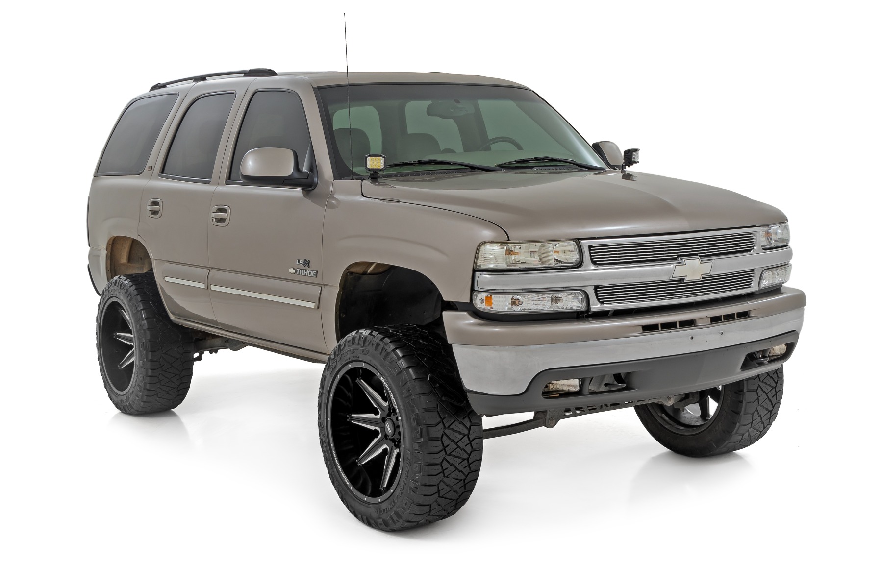 LED Light Kit | Ditch Mount | 2" Black Pair | Amber DRL | Chevy Silverado 1500 (99-06) - Image 3