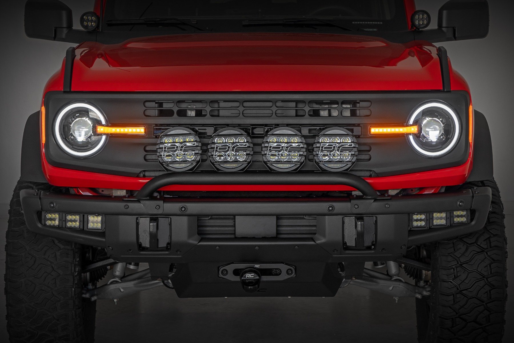 DRL Halo LED Headlights | DOT Approved | Ford Bronco 4WD (2021-2024)