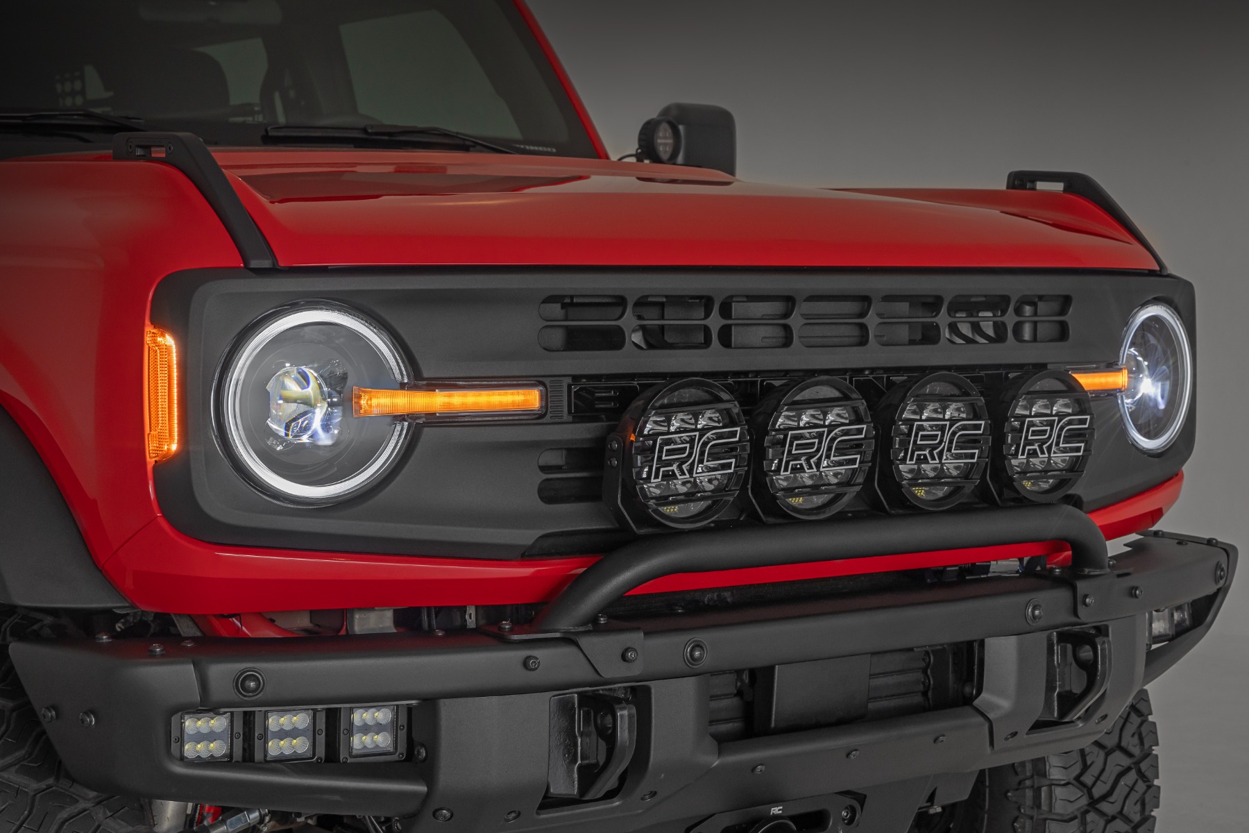 DRL Halo LED Headlights | DOT Approved | Ford Bronco 4WD (2021-2024) - Image 3