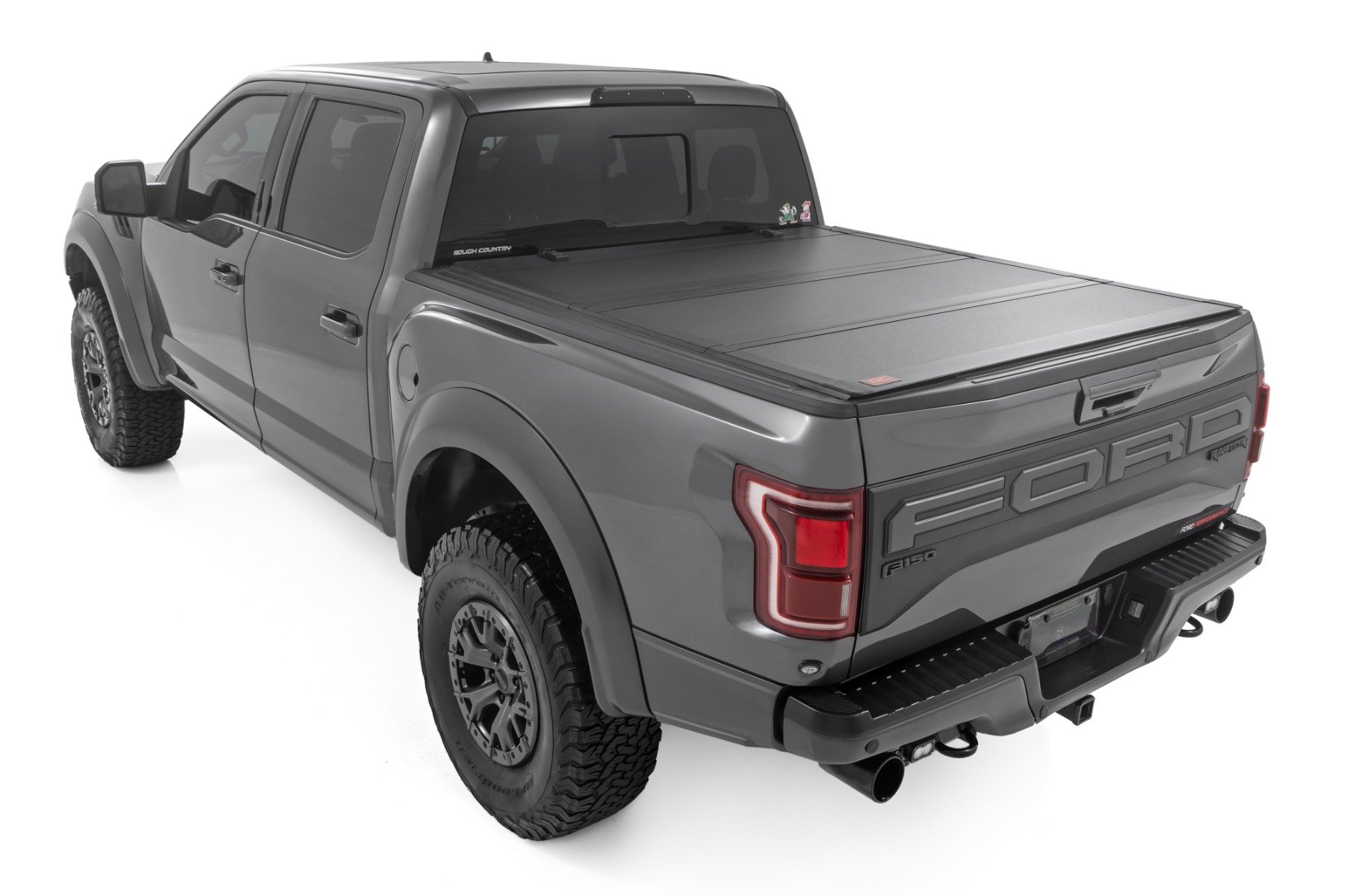 Hard Tri-Fold Flip Up Bed Cover | 5'7" Bed | Ford F-150 (21-24)/F-150 Lightning (22-24) - Image 3