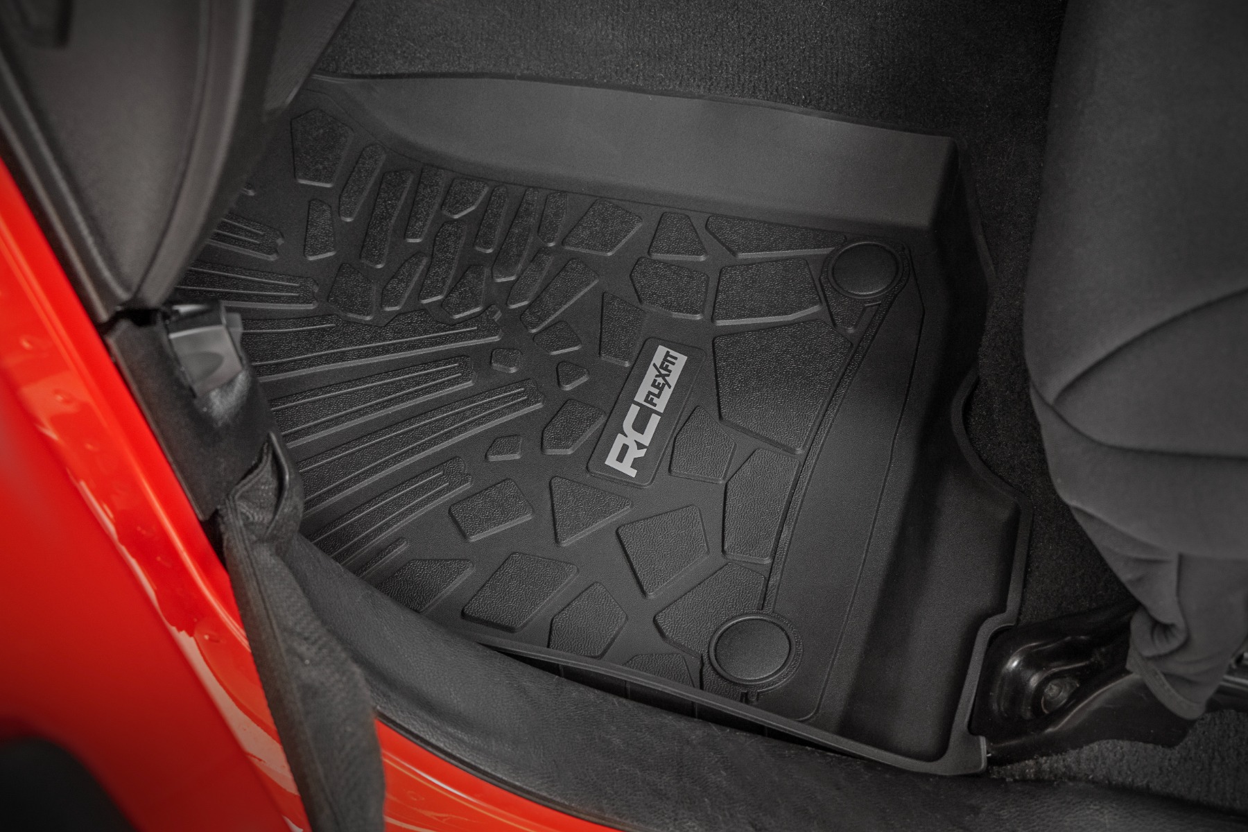 Flex-Fit Floor Mats | FR & RR | RR Lockable | Jeep Gladiator JT 4WD (20-24) - Image 2