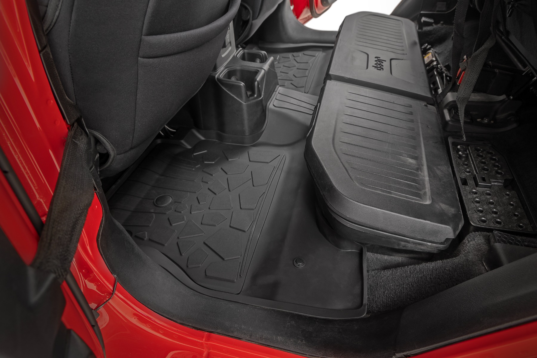 Flex-Fit Floor Mats | FR & RR | RR Lockable | Jeep Gladiator JT 4WD (20-24) - Image 3