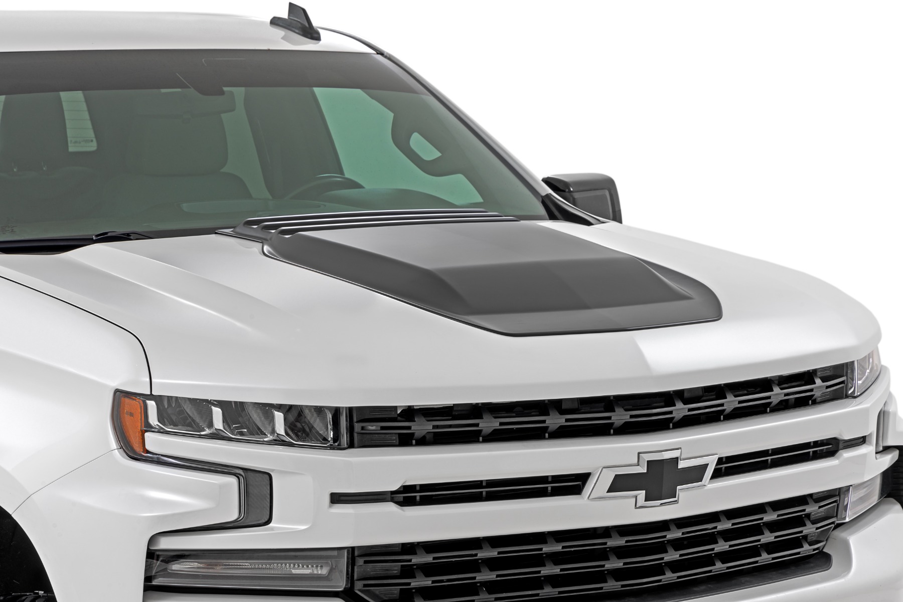 Hood Scoop | G1C Overcast | Chevy Silverado 1500 2WD/4WD (2019-2025 & Classic)