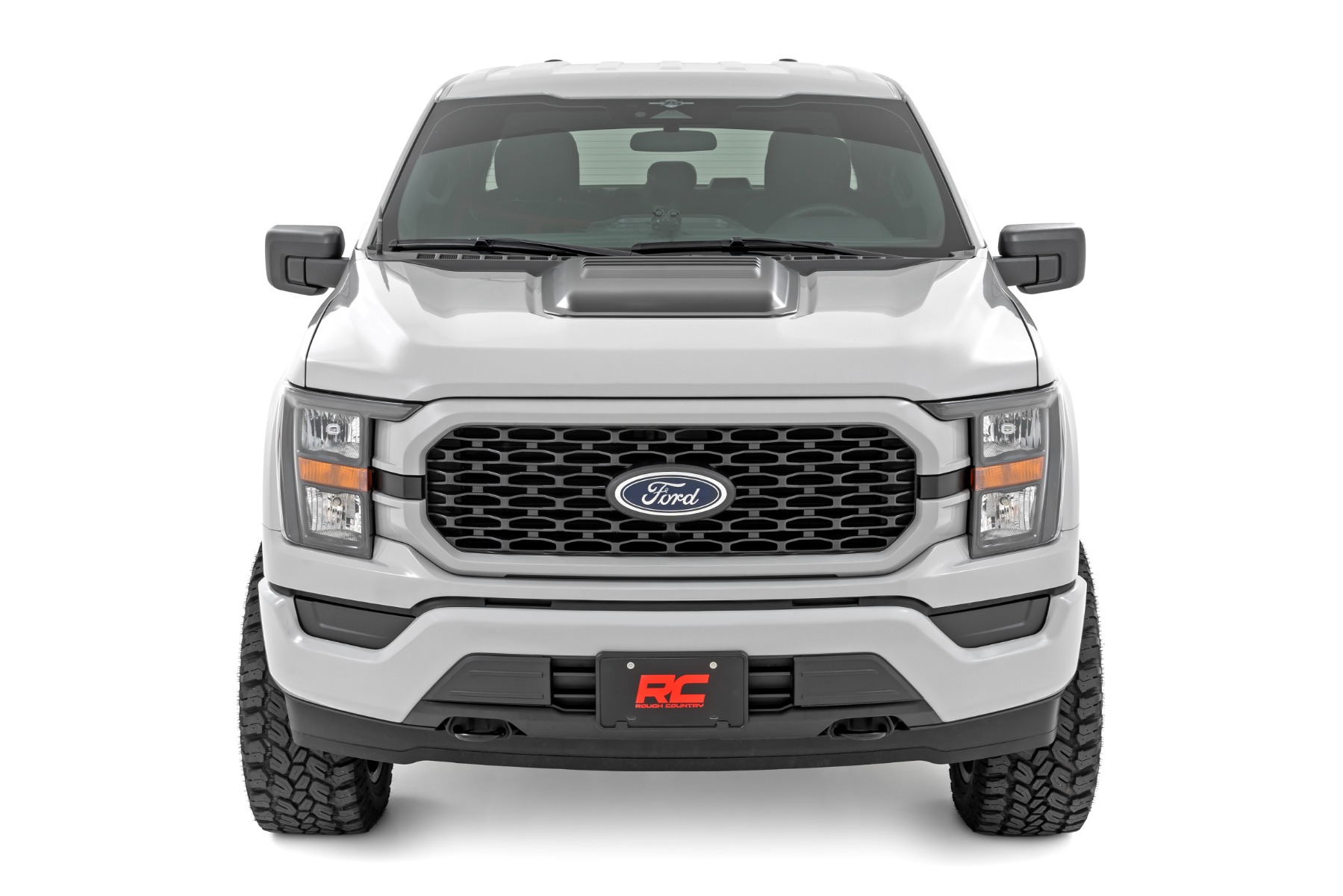 Hood Scoop | E7 Velocity Blue | Ford F-150 2WD/4WD (2021-2024) - Image 2