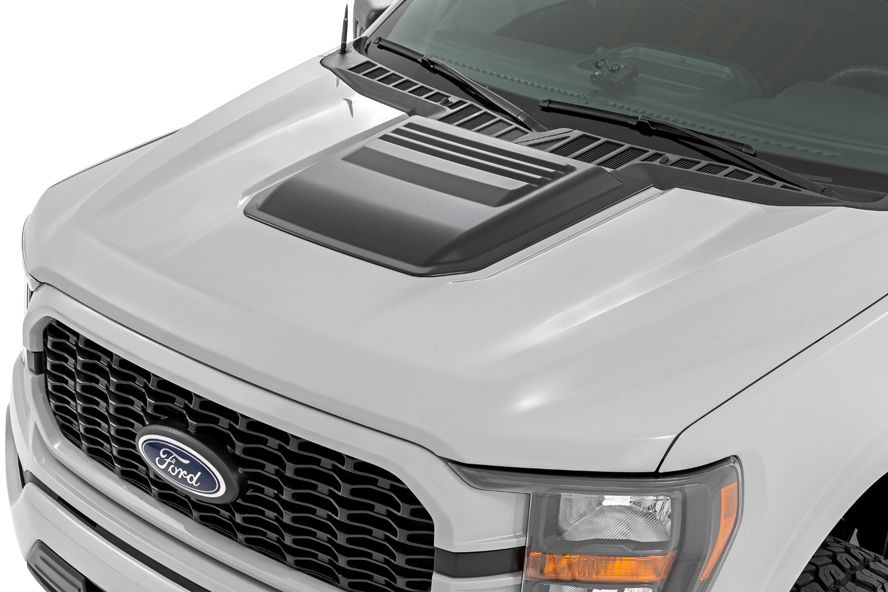 Hood Scoop | E7 Velocity Blue | Ford F-150 2WD/4WD (2021-2024)