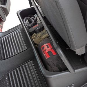 Under Seat Storage with Locking Lid | Crew Cab | Chevy/GMC 1500/2500HD/3500HD (19-24 & Classic)