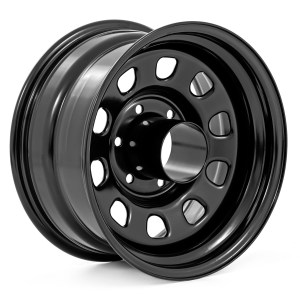 Steel Wheel | Black | 15x10 | 6x5.5 | 4.25 Bore | -39