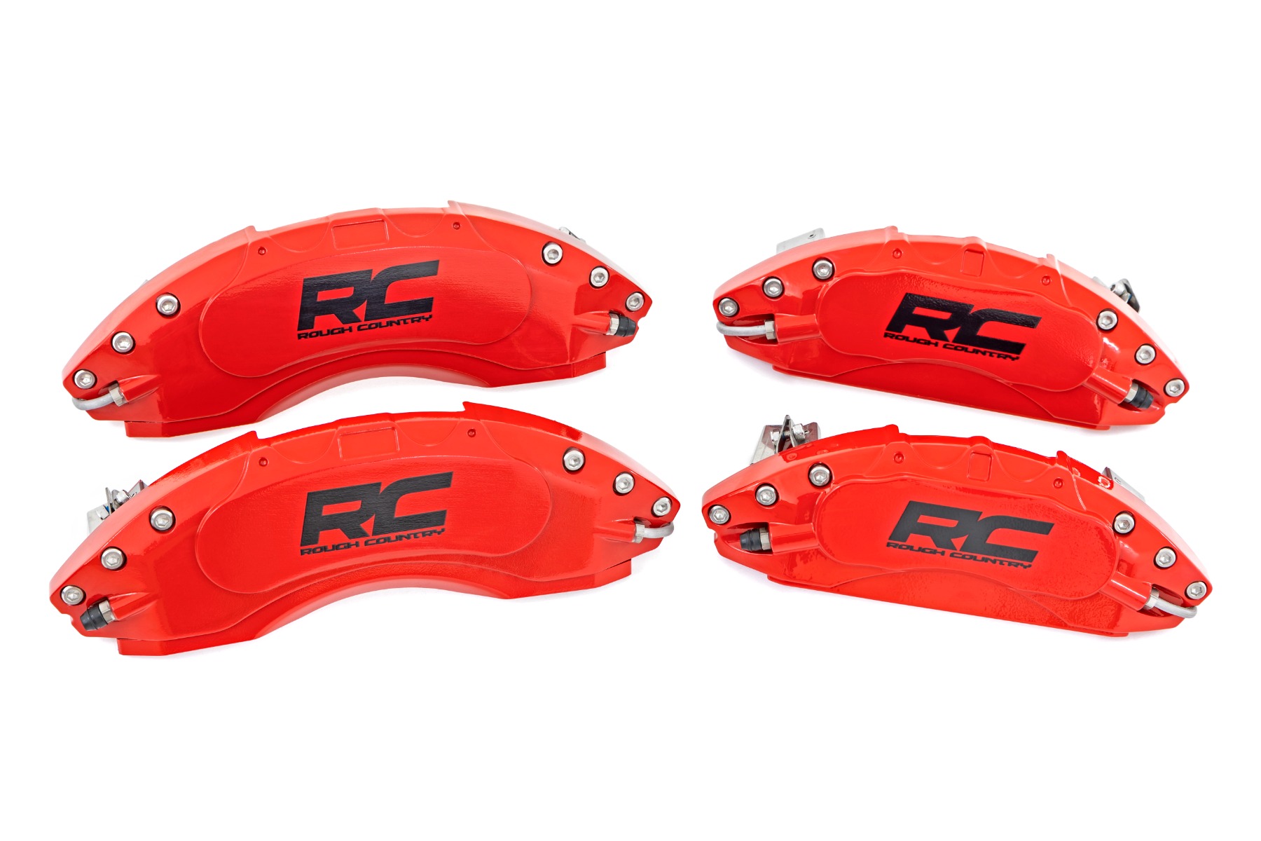 Caliper Covers | Front and Rear | Red | Ford F-250 Super Duty 2WD/4WD (13-22) - Image 3