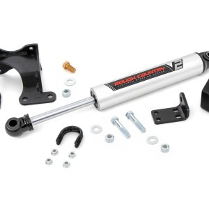 V2 Steering Stabilizer | Axle Bracket | 2-8 Inch Lift | Jeep Wrangler JK/Wrangler Unlimited (07-18)
