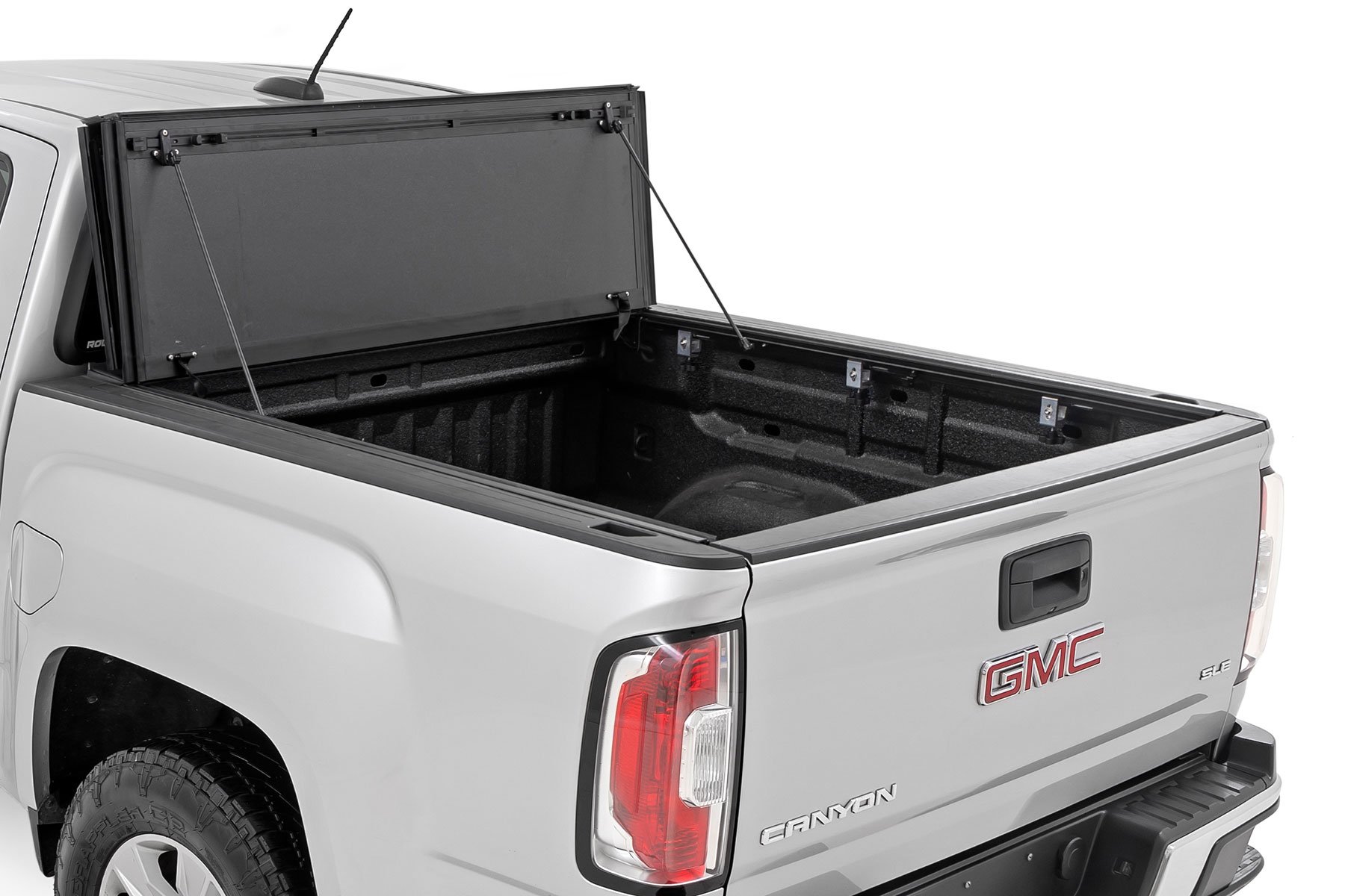 Hard Tri-Fold Flip Up Bed Cover | 5' Bed | Chevy/GMC Canyon/Colorado (15-24) - Image 2