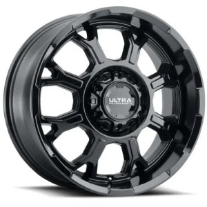 ULTRA 124BK COMMANDER 17X9 GLOSS BLACK 6-135 / 6-139.7 +18MM 106MM