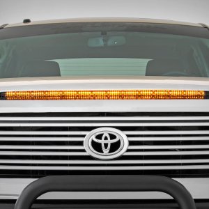 LED Light Kit | Hood Bulge | 40" White/Amber Strip | Toyota Tundra (14-21)