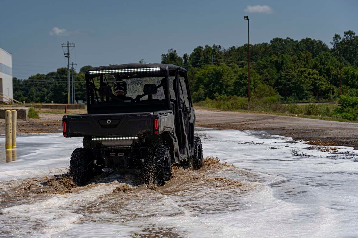 LED Light Kit | Cab Mount | 50" Black Dual Row | Can-Am Defender MAX HD10 - Image 6