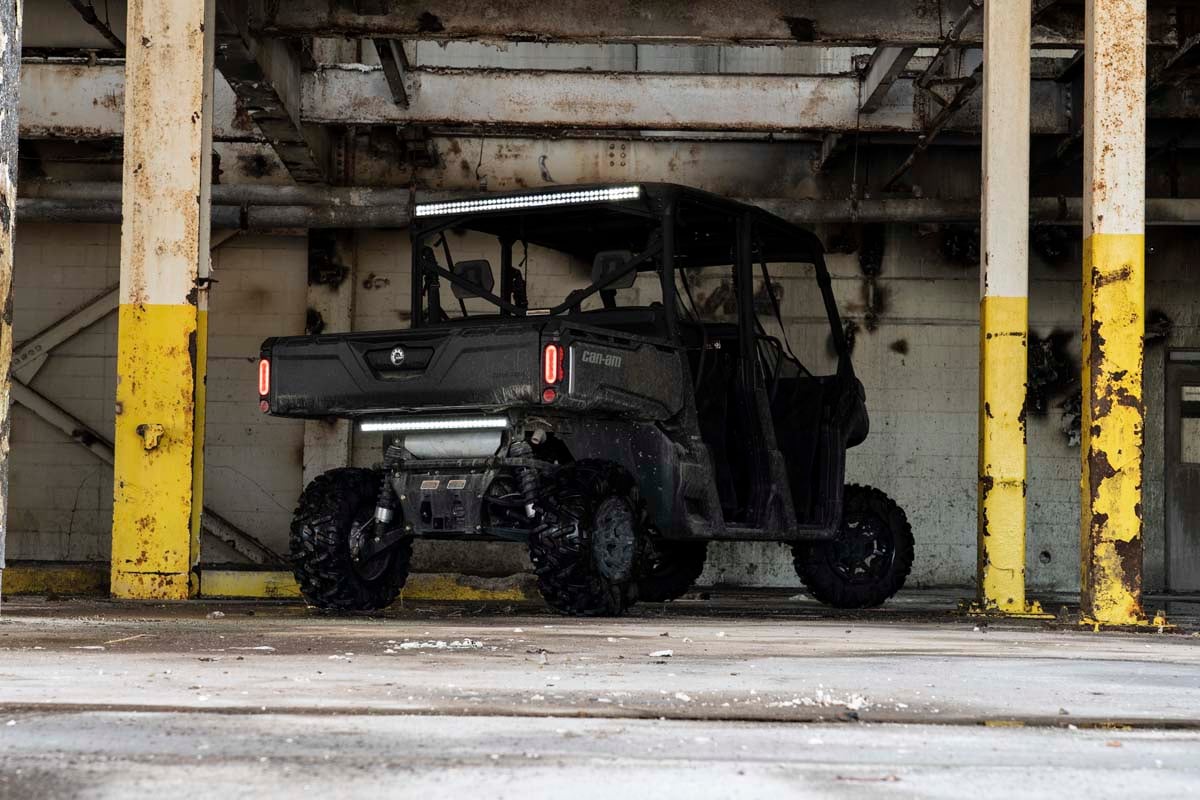 LED Light Kit | Cab Mount | 50" Black Dual Row | Can-Am Defender MAX HD10 - Image 5