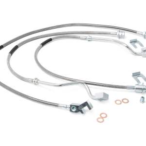 Brake Lines | Stainless | FR & RR | 4-6 Inch Lift | Ford F-250/F-350 Super Duty (99-04)
