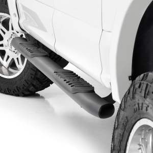 Oval Nerf Step | Crew Cab | Black | Ford F-150/F-150 Lightning/Raptor (15-24)