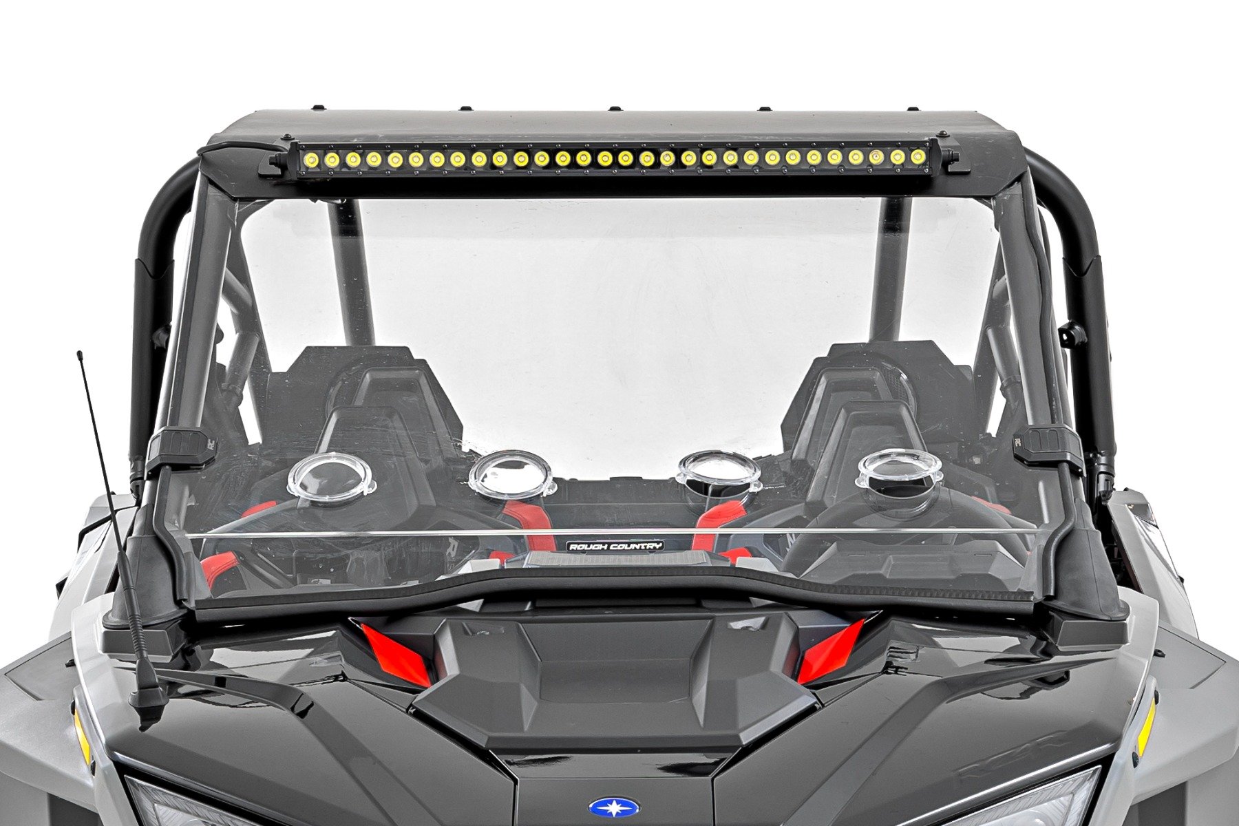 30" Single Row Light Mount | Front | Black Series | Polaris RZR Turbo R 4 - Image 3