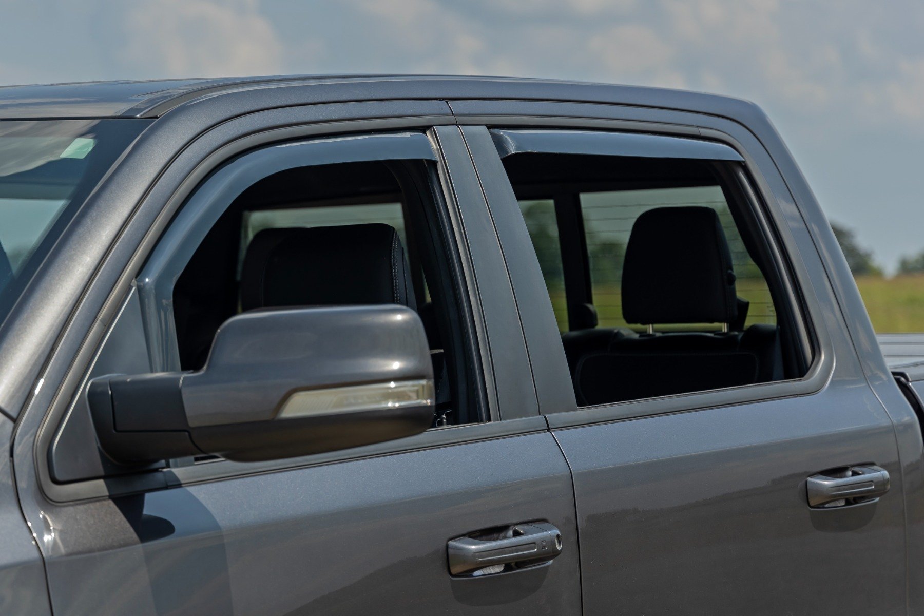 Side Window Deflectors | In Channel Rain Guard | Ram 1500 (19-25)/1500 TRX (21-24) - Image 6