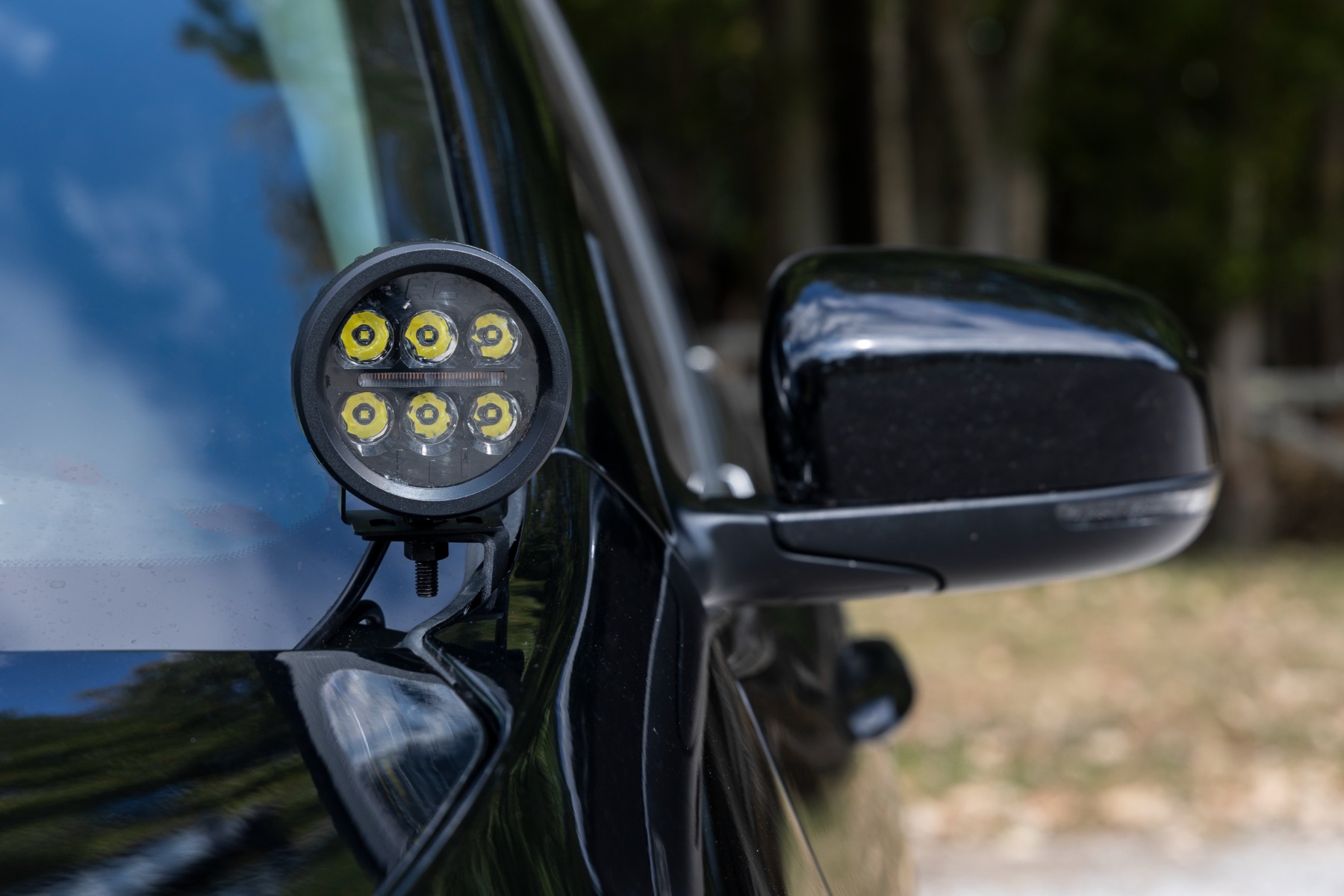 LED Light Kit | Ditch Mount | 2" Black Pair | Spot | Jeep Cherokee KL (14-21) - Image 6