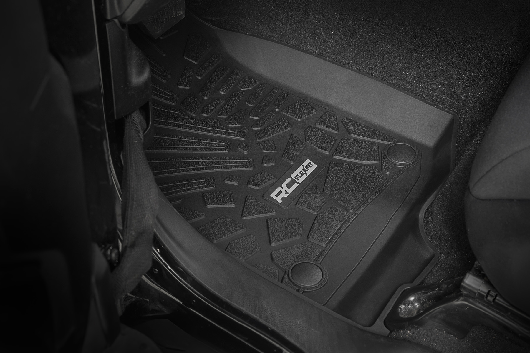 Flex Fit Floor Mats | FR & RR | 4 Door | Jeep Wrangler Unlimited 4WD (18-24) - Image 2
