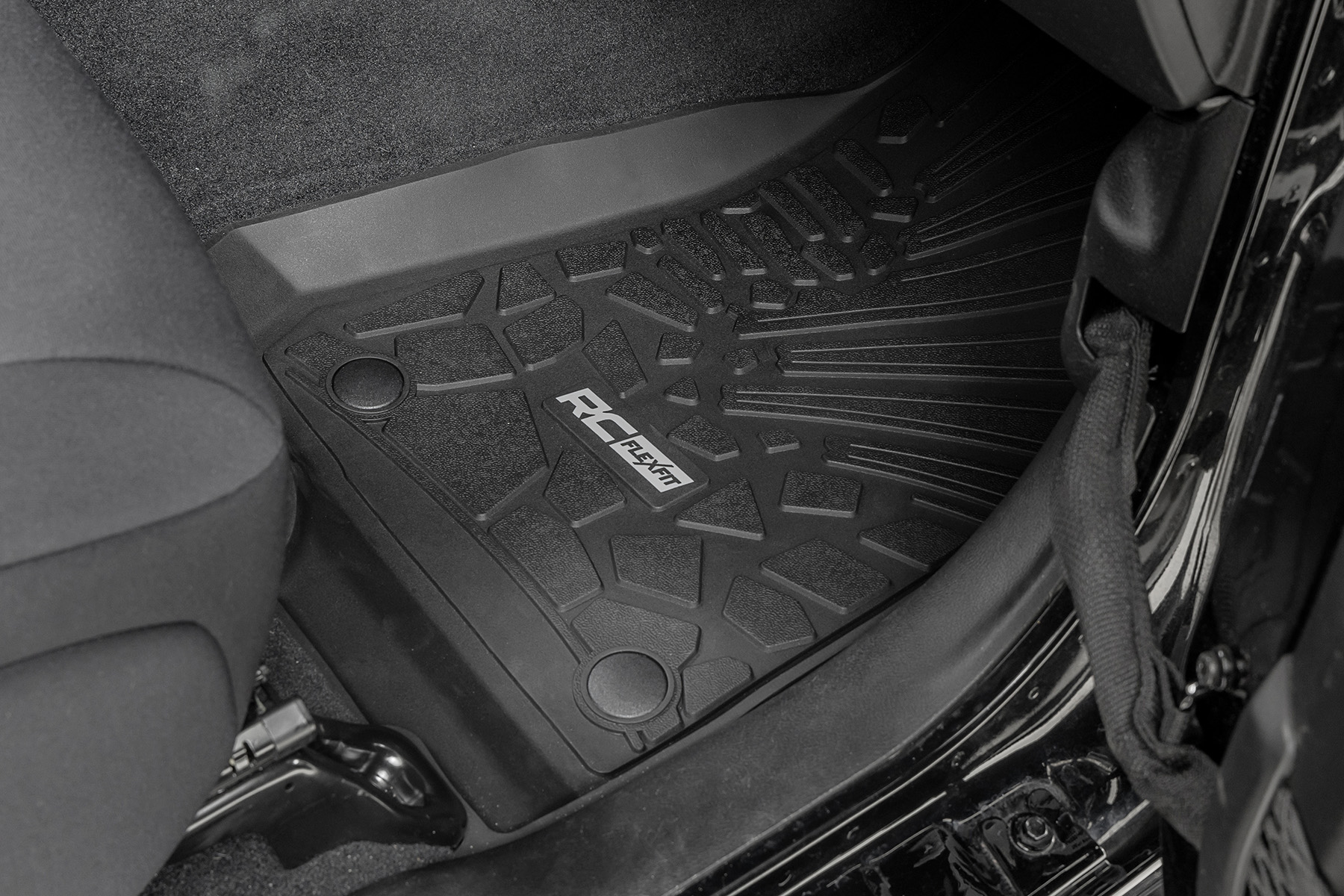 Flex Fit Floor Mats | FR & RR | 4 Door | Jeep Wrangler Unlimited 4WD (18-24) - Image 3