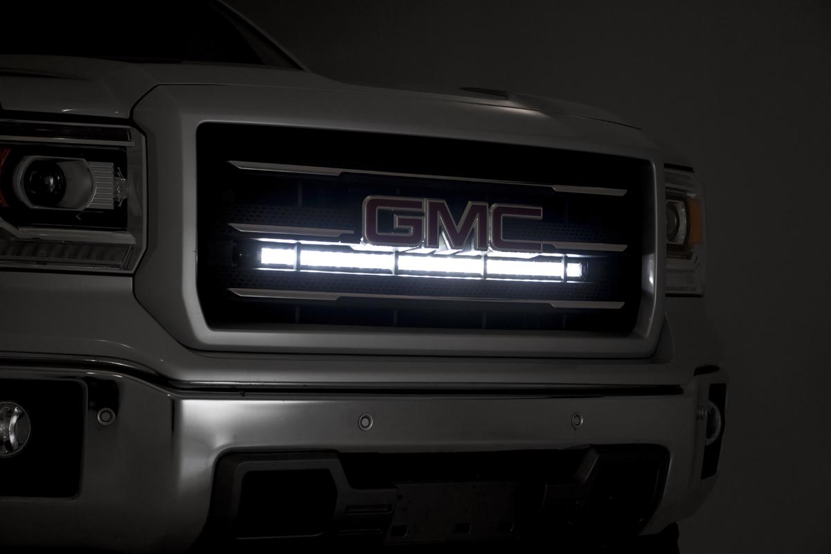 LED Light Kit | Behind Grille Mount | 30" Chrome Single Row | Chevy/GMC 1500 (14-18 & Classic) - Image 4