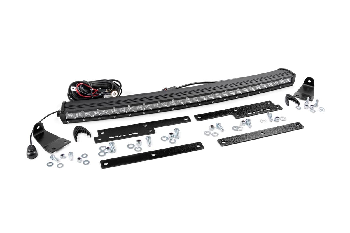 LED Light Kit | Behind Grille Mount | 30" Chrome Single Row | Chevy/GMC 1500 (14-18 & Classic) - Image 2