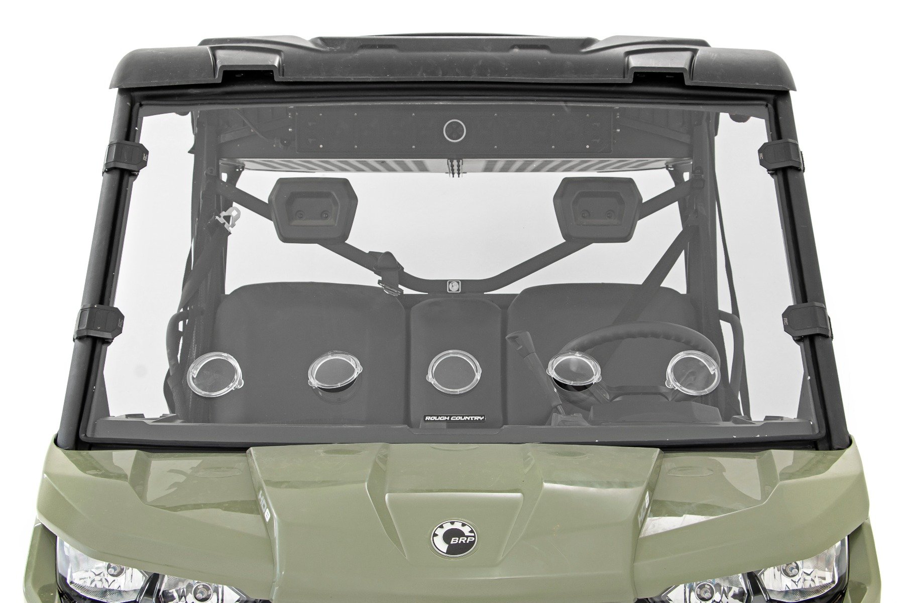 Vented Full Windshield | Scratch Resistant | Can-Am Defender HD 5/HD 8/HD 9/HD 10 - Image 2