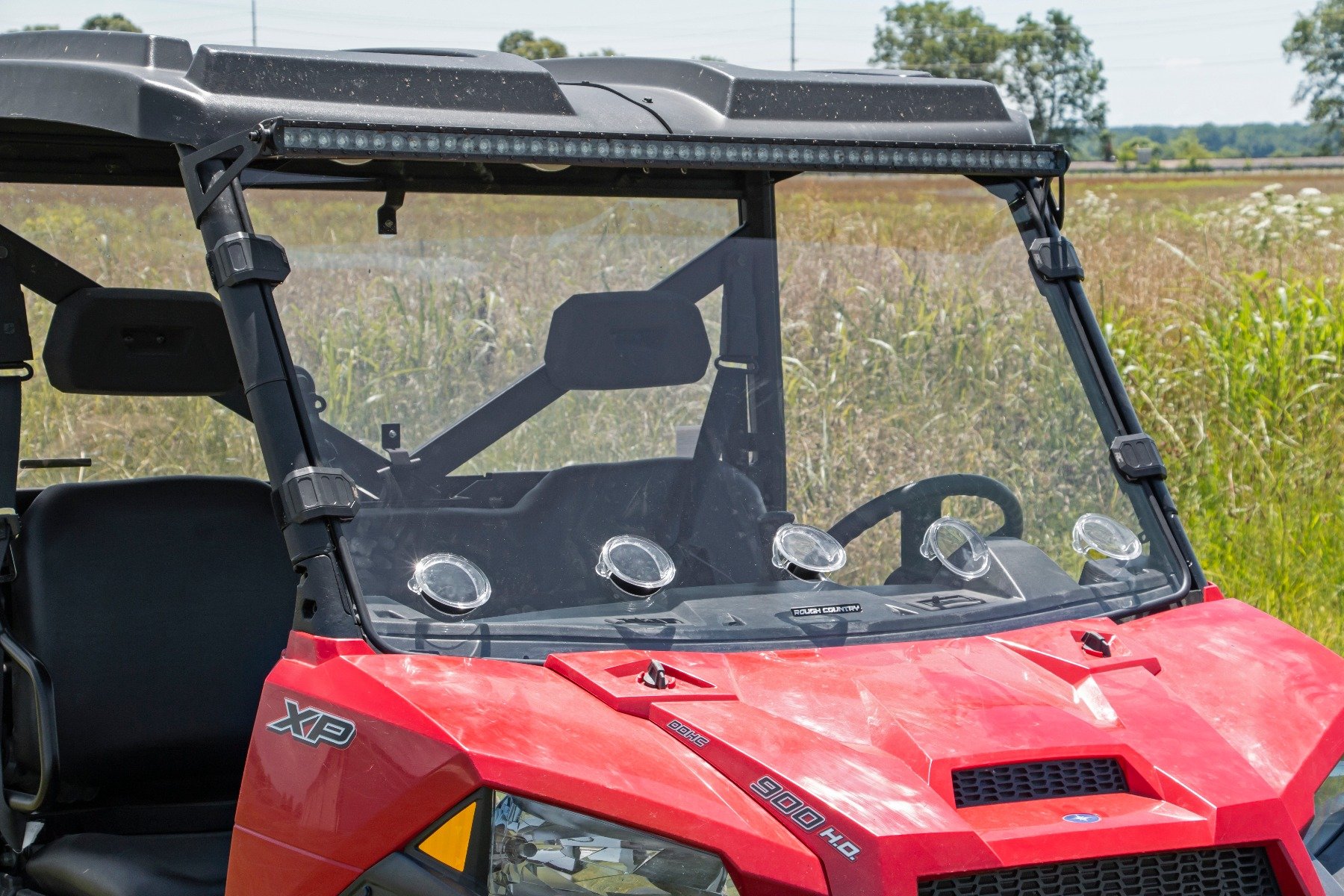 Vented Full Windshield | Scratch Resistant | Polaris Ranger 1000/Ranger XP 900/1000 - Image 6