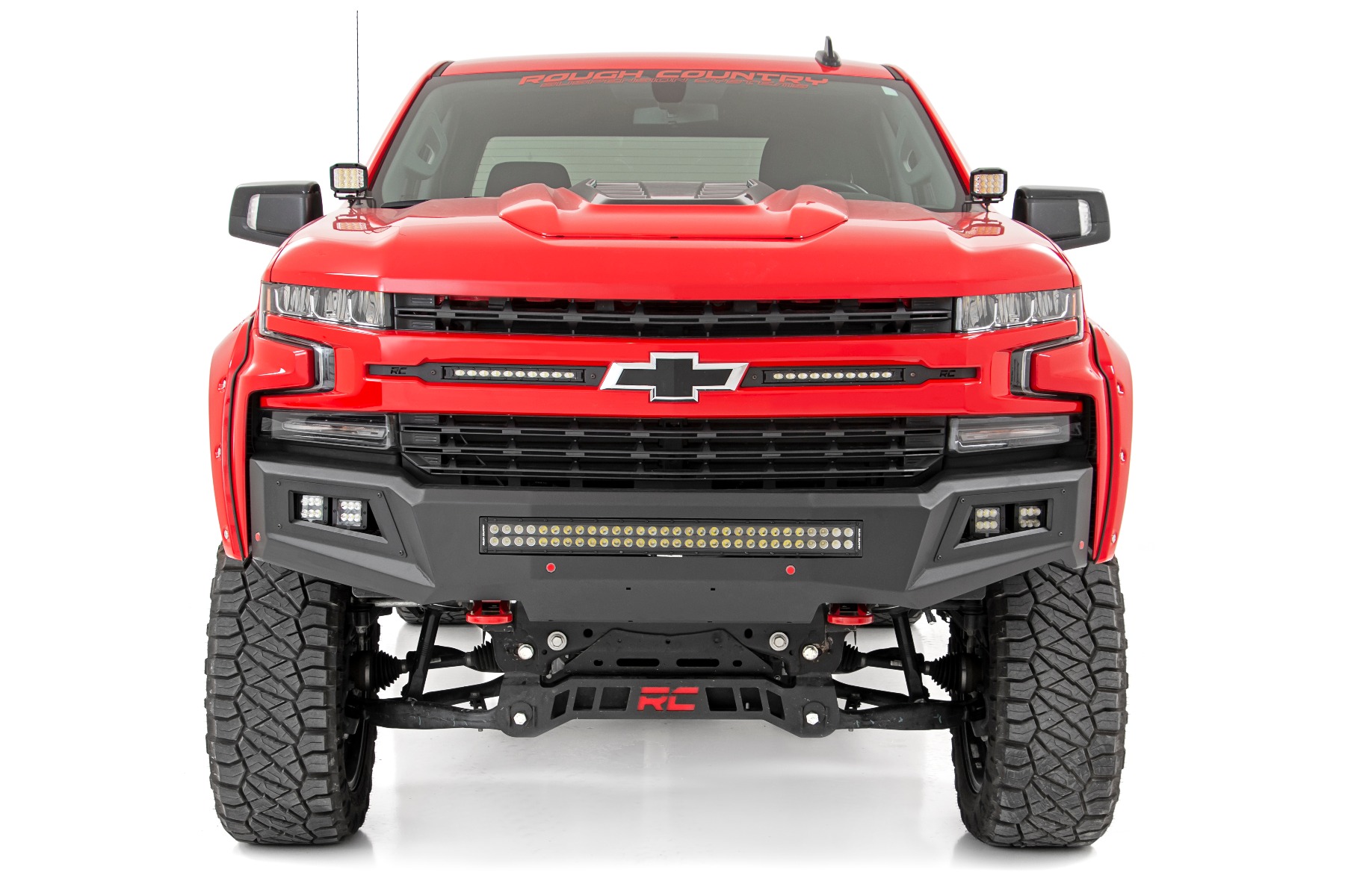 LED Light Kit | Ditch Mount | 2" Black Pair | White DRL | Chevy Silverado 1500 (19-24) - Image 3