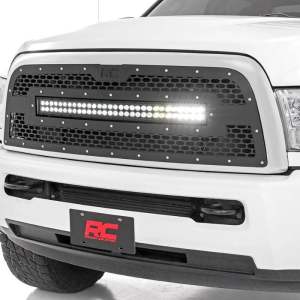 Mesh Grille | 30" Dual Row LED | Black | Ram 2500/3500 2WD/4WD (2013-2018)