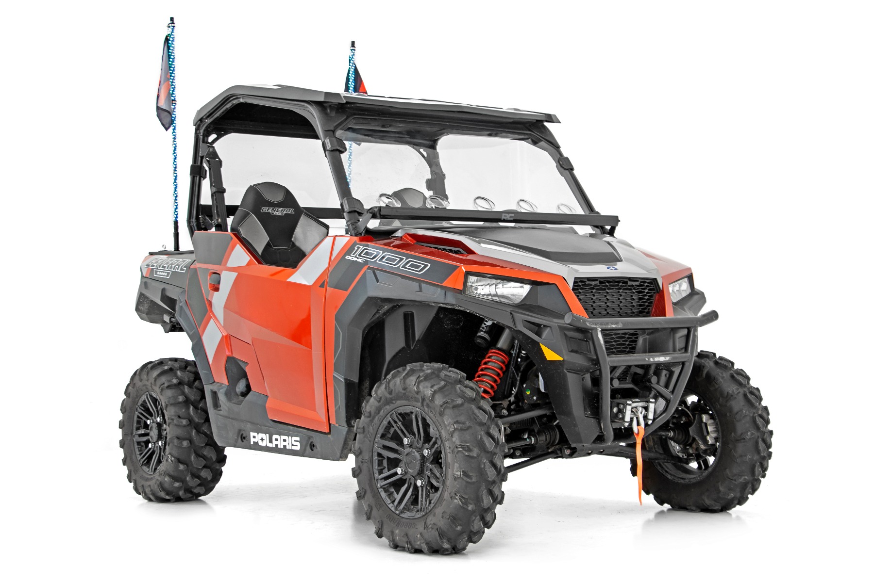 Vented Full Windshield | Scratch Resistant | Polaris General XP 4 1000 - Image 5
