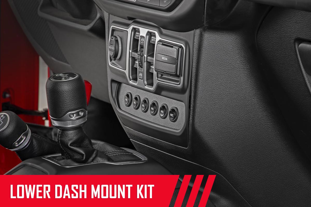 MLC-6 | Muliple Light Controller | Lower Dash | Jeep Wrangler JL/Wrangler Unlimited (18-24) - Image 2